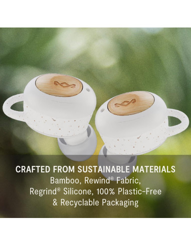 Auriculares Inalámbricos House of Marley Champion 2 Crema