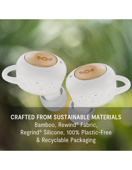 Auriculares Inalámbricos House of Marley Champion 2 Crema