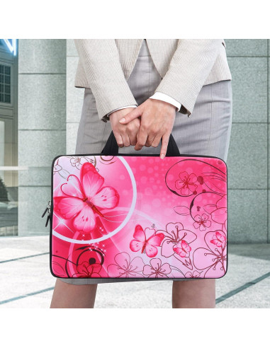 Bolsa para Laptop iColor 15.6" Neopreno Rosa ICB-10