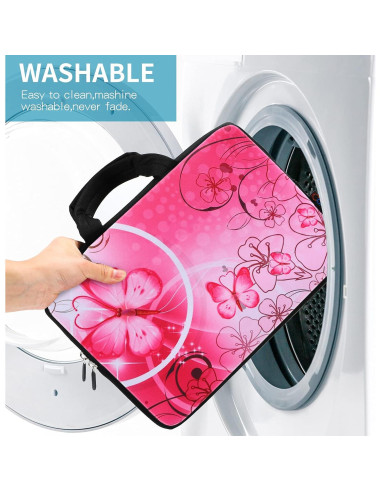 Bolsa para Laptop iColor 15.6" Neopreno Rosa ICB-10
