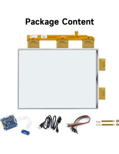 Pantalla E-Paper 13.3" Waveshare 1600x1200 USB/SPI para Raspberry Pi 2