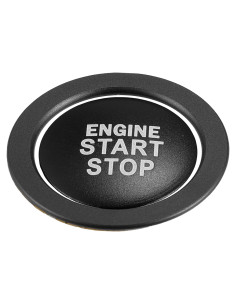 Cubierta de Botón de Encendido A ABSOPRO para Toyota - Aluminio Negro