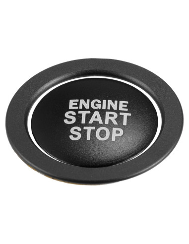 Cubierta de Botón de Encendido A ABSOPRO para Toyota - Aluminio Negro