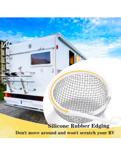 Eazy2hD 3 Paquete Pantallas de Insectos para RV Acero Inoxidable 2