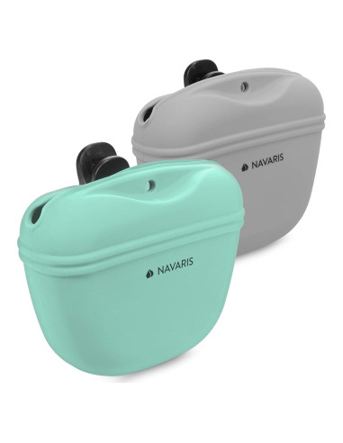 Bolsa de golosinas para perros Navaris - Set de 2 con clip