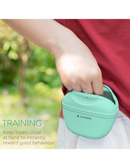 Bolsa de golosinas para perros Navaris - Set de 2 con clip