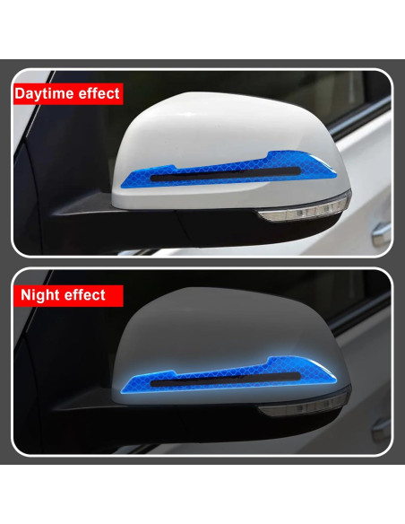 Juego de Calcomanías Reflectantes CmeRto 12 Piezas Azul