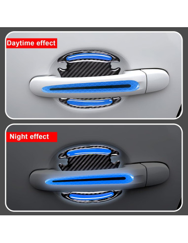 Juego de Calcomanías Reflectantes CmeRto 12 Piezas Azul