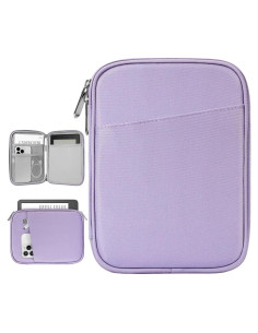 Funda de transporte Vinabilia para Kindle 6-7" Gris Púrpura