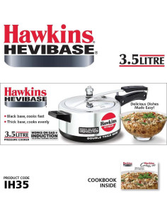 Olla a presión Hawkins IH35 de aluminio 3.5 litros plata 2