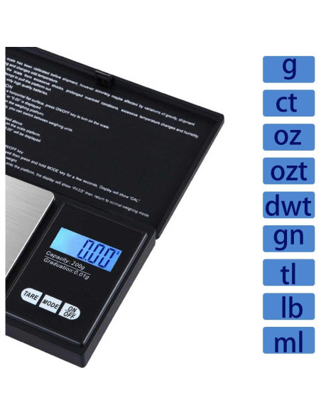 Básculas Digitales de Cocina HENGDA&LIANSHAN 5kg y 500g