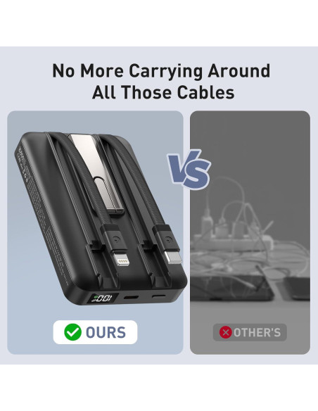 Banco de Energía Inalámbrico Magnético 16800mAh - Tryetas