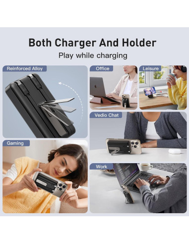 Banco de Energía Inalámbrico Magnético 16800mAh - Tryetas