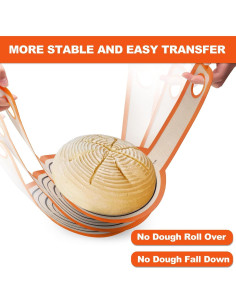 Sling de Pan de Silicona Angadona Ovalado y Redondo 21.1cm 2