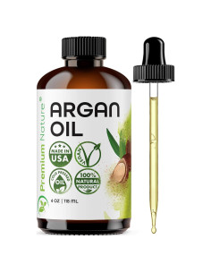Aceite de Argán 100% Puro Premium Nature 255 g - Hidratante Cabello y Piel