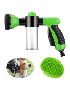 Boquilla de Manguera con Dispensador de Jabón Weewooday Verde