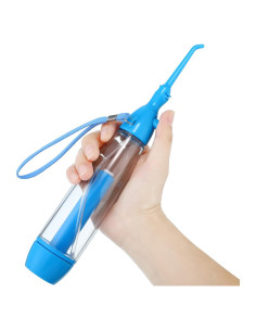 Irrigador Oral Manual Patelai 75ml Portátil Azul para Dientes