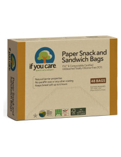 Bolsas para Sándwich Si Te Importa, 48 Unidades, Biodegradables