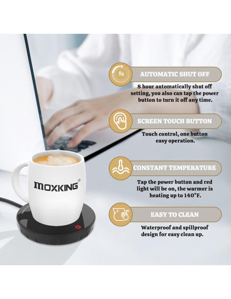 Calentador de Tazas de Café MOXKING C1 con Apagado Automático