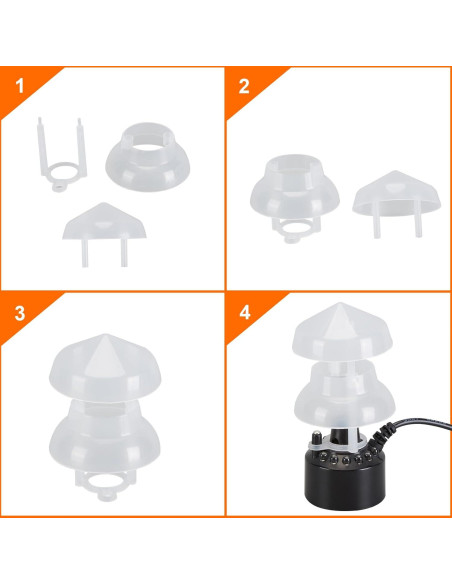 Fabricante de Neblina Ultrasónico FITNATE 12 LED 24V