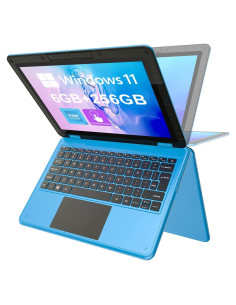 Laptop 2 en 1 AWOW VT11 11.6" FHD 6GB RAM 256GB SSD Azul