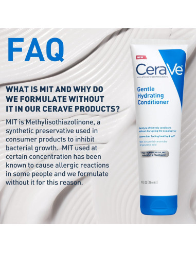 Acondicionador Hidratante Suave CeraVe 381g - Sin Sulfatos