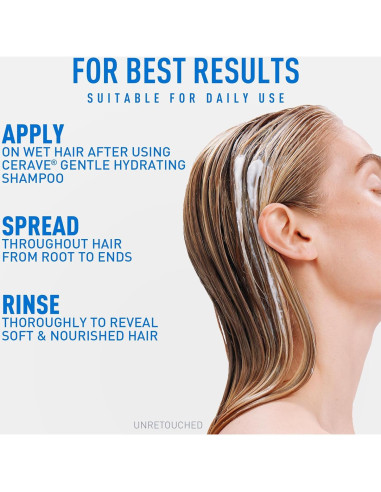 Acondicionador Hidratante Suave CeraVe 381g - Sin Sulfatos