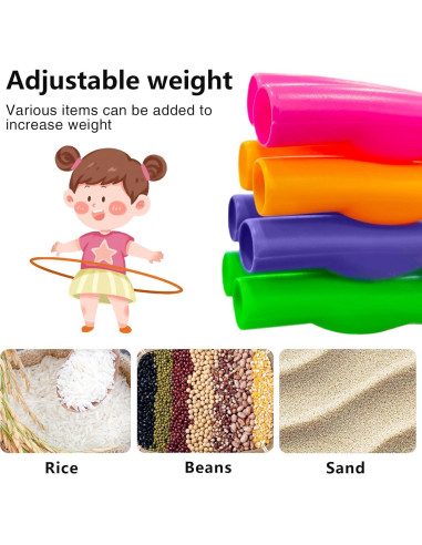 Kit de Fitness 8 Piezas BEVBBJOA - Aros y Cuerdas Ajustables