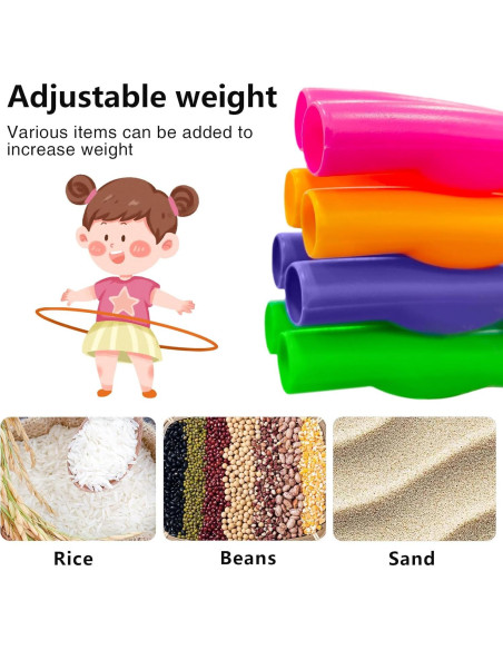 Kit de Fitness 8 Piezas BEVBBJOA - Aros y Cuerdas Ajustables