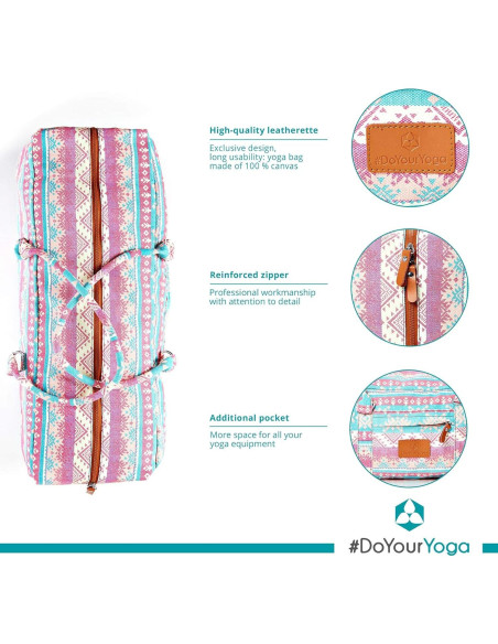 Bolsa de Yoga Extra Grande DoYourYoga Ghanpati con Bolsillos