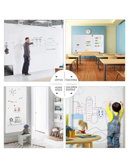 Papel Contacto Pizarra Blanca Magnética ZHIDIAN 152x91 cm