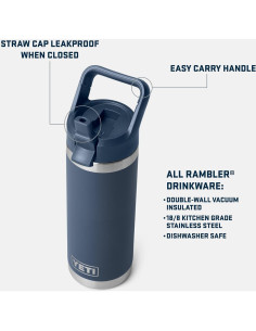 Botella YETI Rambler 18 oz Aislada Acero Inoxidable Lima 2