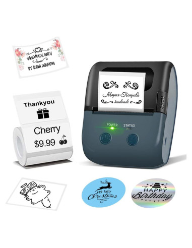 Impresora Térmica de Etiquetas Portátil BrokSilent L7 Bluetooth