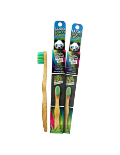 Cepillo de dientes de bambú para niños WooBamboo - Pack de 2