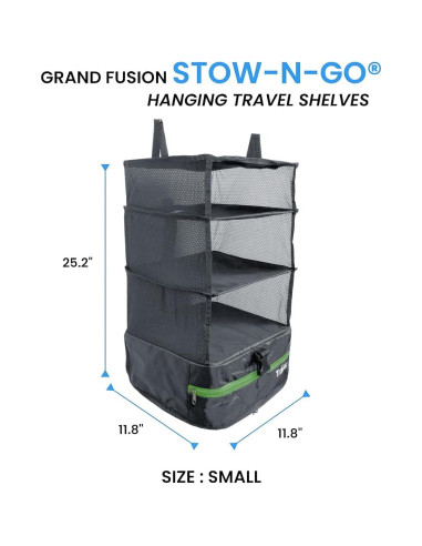 Organizador de Equipaje Stow-N-Go Grand Fusion Gris Oscuro L