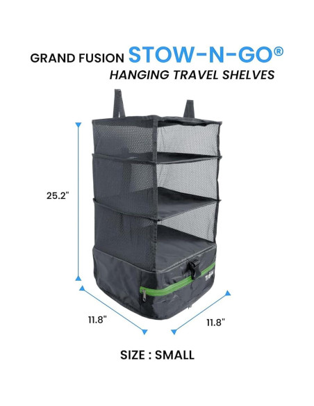 Organizador de Equipaje Stow-N-Go Grand Fusion Gris Oscuro L