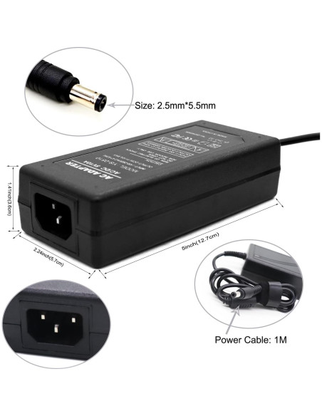 Adaptador de Corriente 5V 10A 50W ADRESUNO para Tiras LED