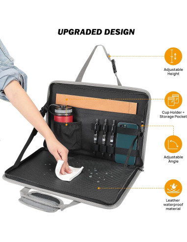 Bandeja para Comer en el Volante JOYTUTUS Gris 3 en 1