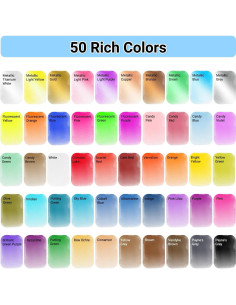 Juego de Pintura Acuarela APOGO 50 Colores Portátil con Pinceles 2