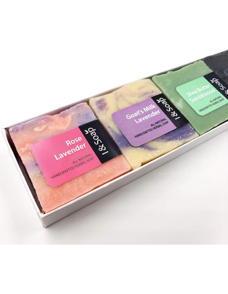 Set de Jabones Naturales I & Jabón 5 Piezas Hecho a Mano