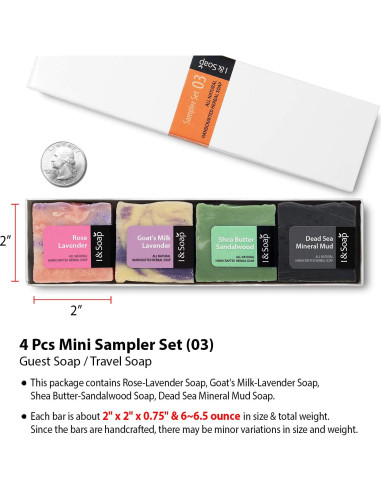 Set de Jabones Naturales I & Jabón 5 Piezas Hecho a Mano