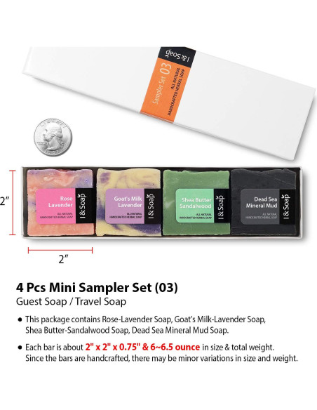 Set de Jabones Naturales I & Jabón 5 Piezas Hecho a Mano