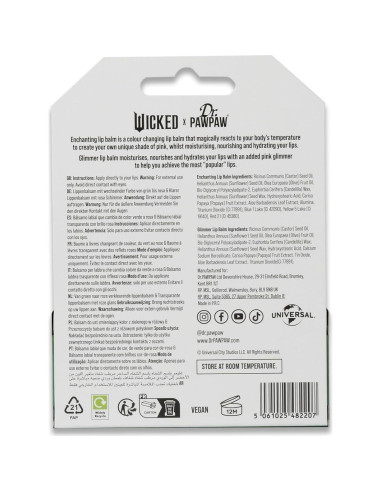 Bálsamo Labial Hidratante Dr. PawPaw Wicked Duo 2 Piezas