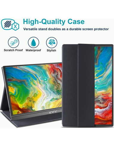 KYY Soporte de Monitor Portátil 15.6'' K3 Funda 2-en-1