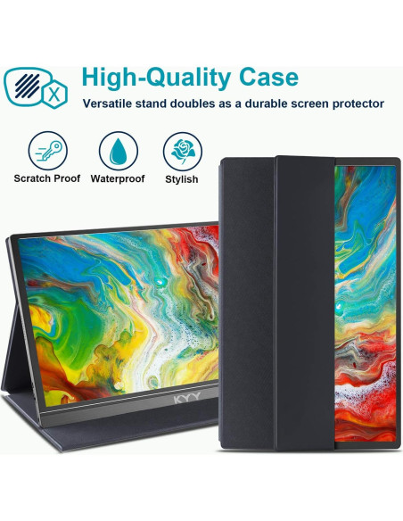 KYY Soporte de Monitor Portátil 15.6'' K3 Funda 2-en-1