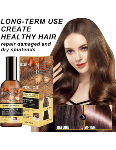 Aceite de Argán Tangsion 100ml - Hidratación y Brillo para Cabello