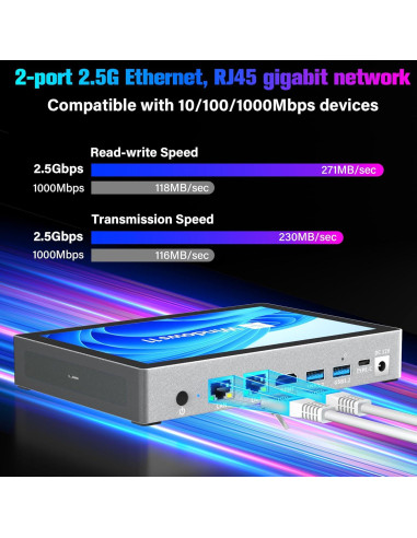 Mini PC HEIGAOLAPC F9B-S 12 Gen N100 16GB RAM 512GB SSD