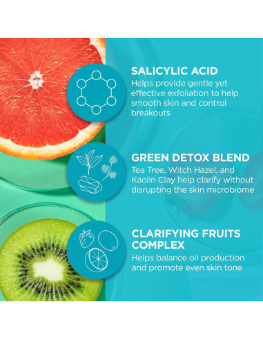 Gel de Ducha Aclarador Andalou Naturals 250 ml - Pomelo Exfoliante