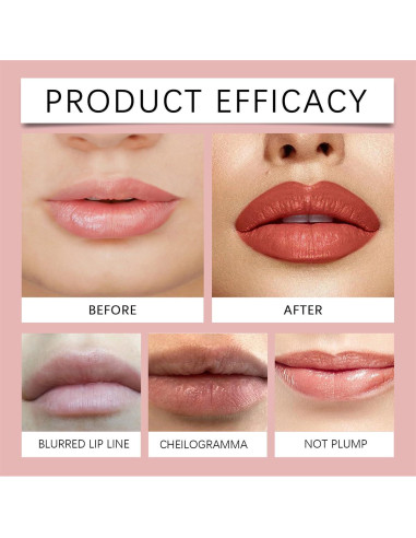 Conjunto 3 Pcs Tinte Labial Despegable Pakivs - Duradero e Impermeable