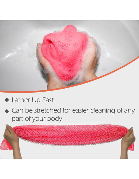 Esponja Exfoliante Africana Neboca Rosa y Negro 25x16.6cm